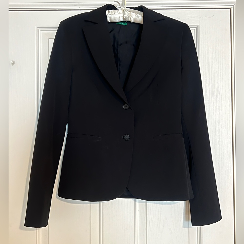 United Colors Of Benetton Women's Black Blazer